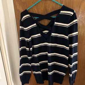 Love Ellie- Mia back detail sweater